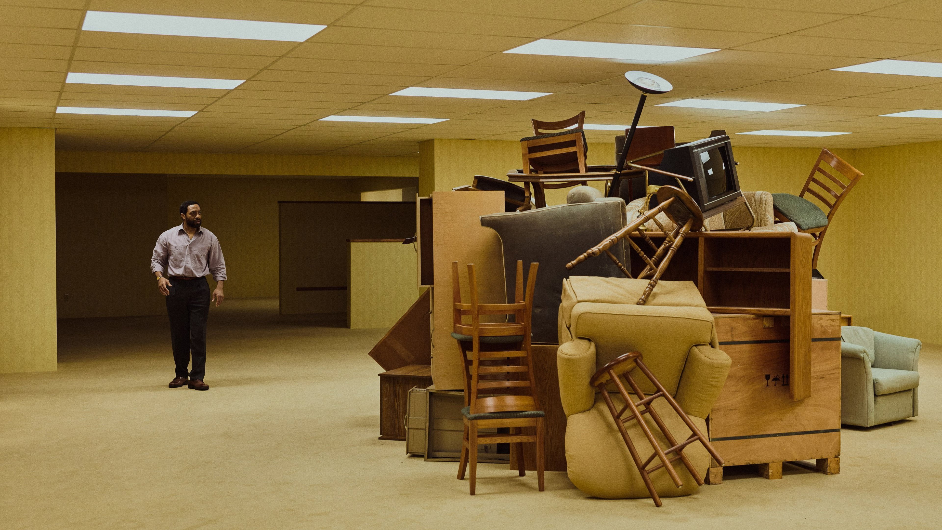 Backdrop of Backrooms
